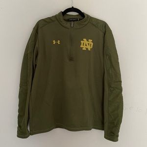 Under Armour x Notre Dame Fleece Quarterzip